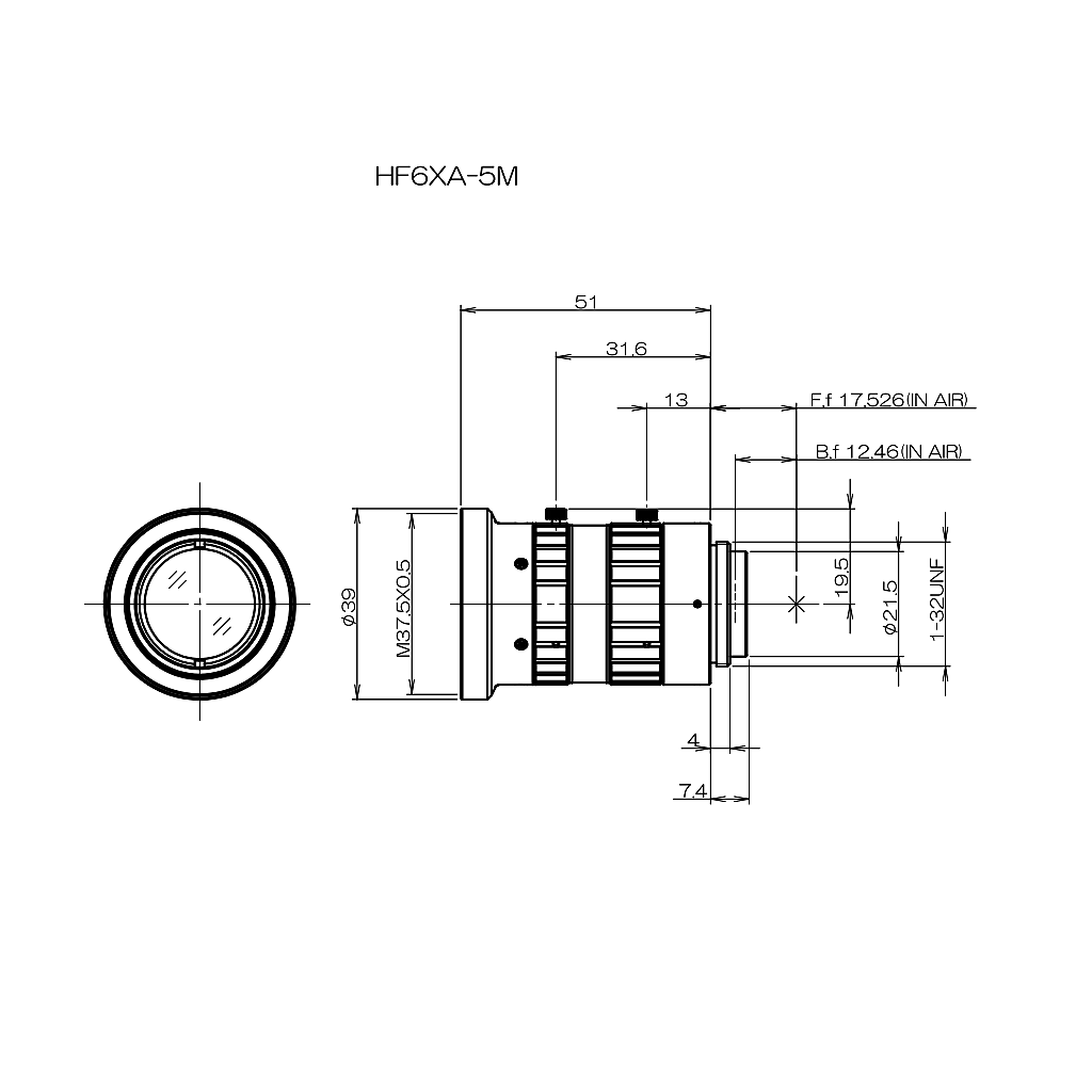 Fujinon HF6XA-5M